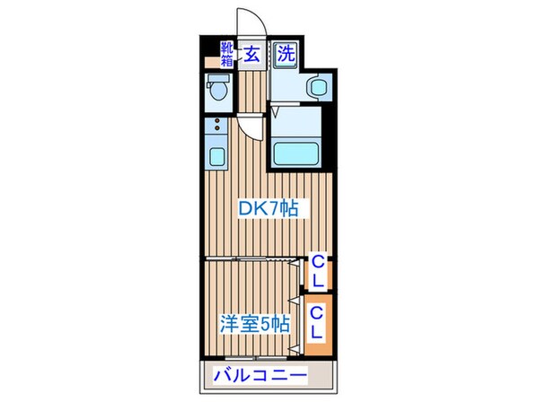 アスコット花京院の物件間取画像